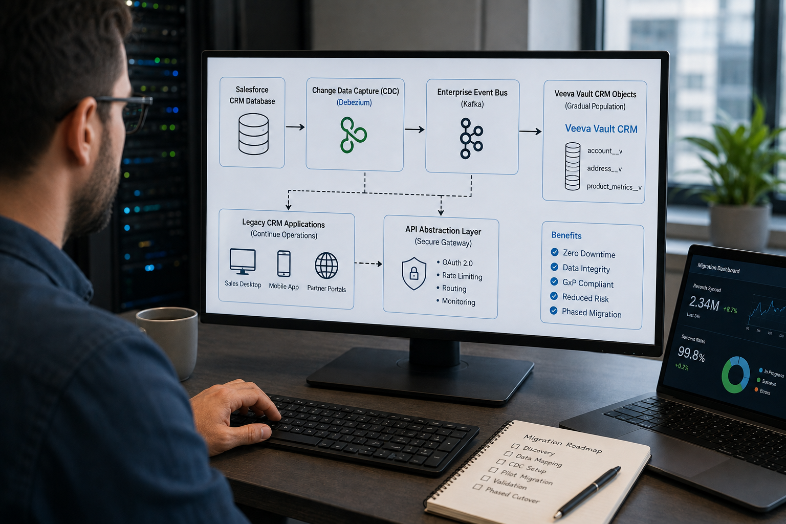 Mitigating Transition Risks: A Strangler Fig Blueprint for Migrating to Veeva Vault CRM
